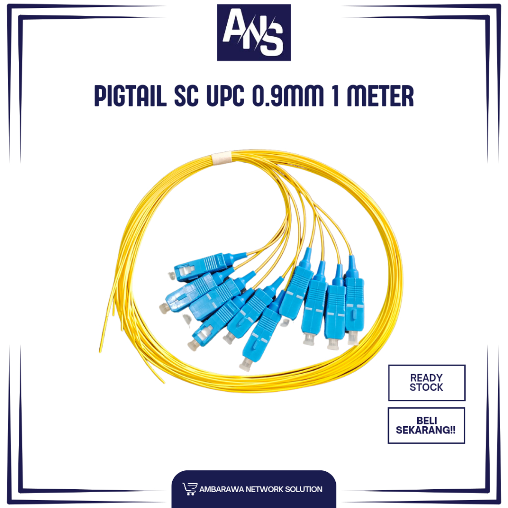 Jual Pigtail SC UPC 0,9mm 1 Meter Isi 10 pcs | Shopee Indonesia