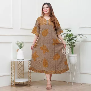 DISYA.ID Daster Jumbo Sogan Bahan Rayon Ld 120-130 Cm