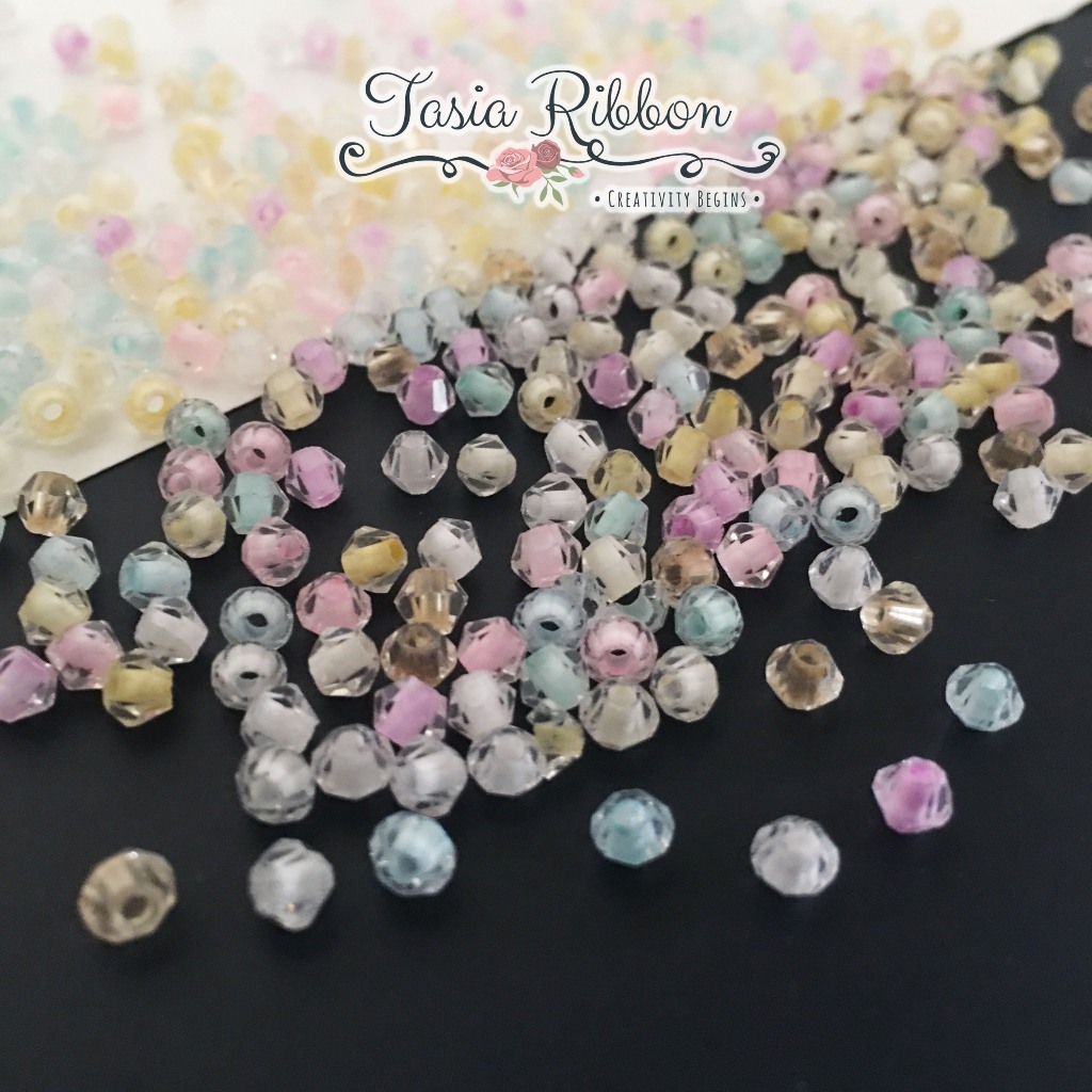 Jual Manik Bentuk Fancy Glass Beads FGB [Manik Kaca FGB) | Shopee