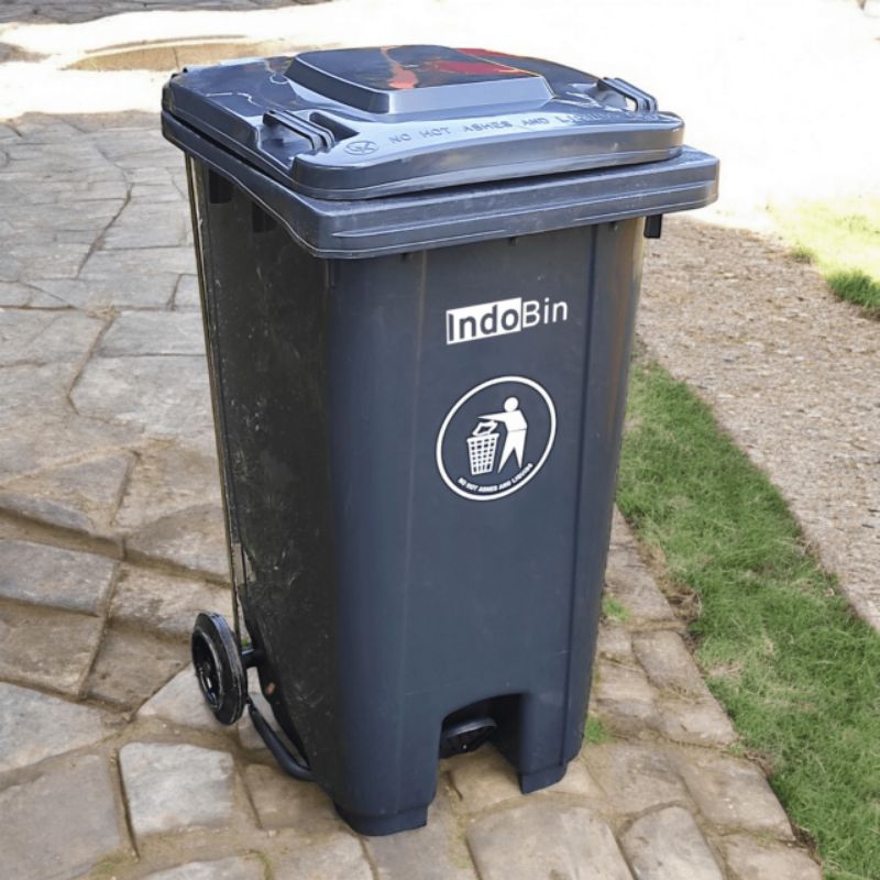 Jual IndoBin Tempat sampah injak kapasitas 120 - liter | Shopee Indonesia