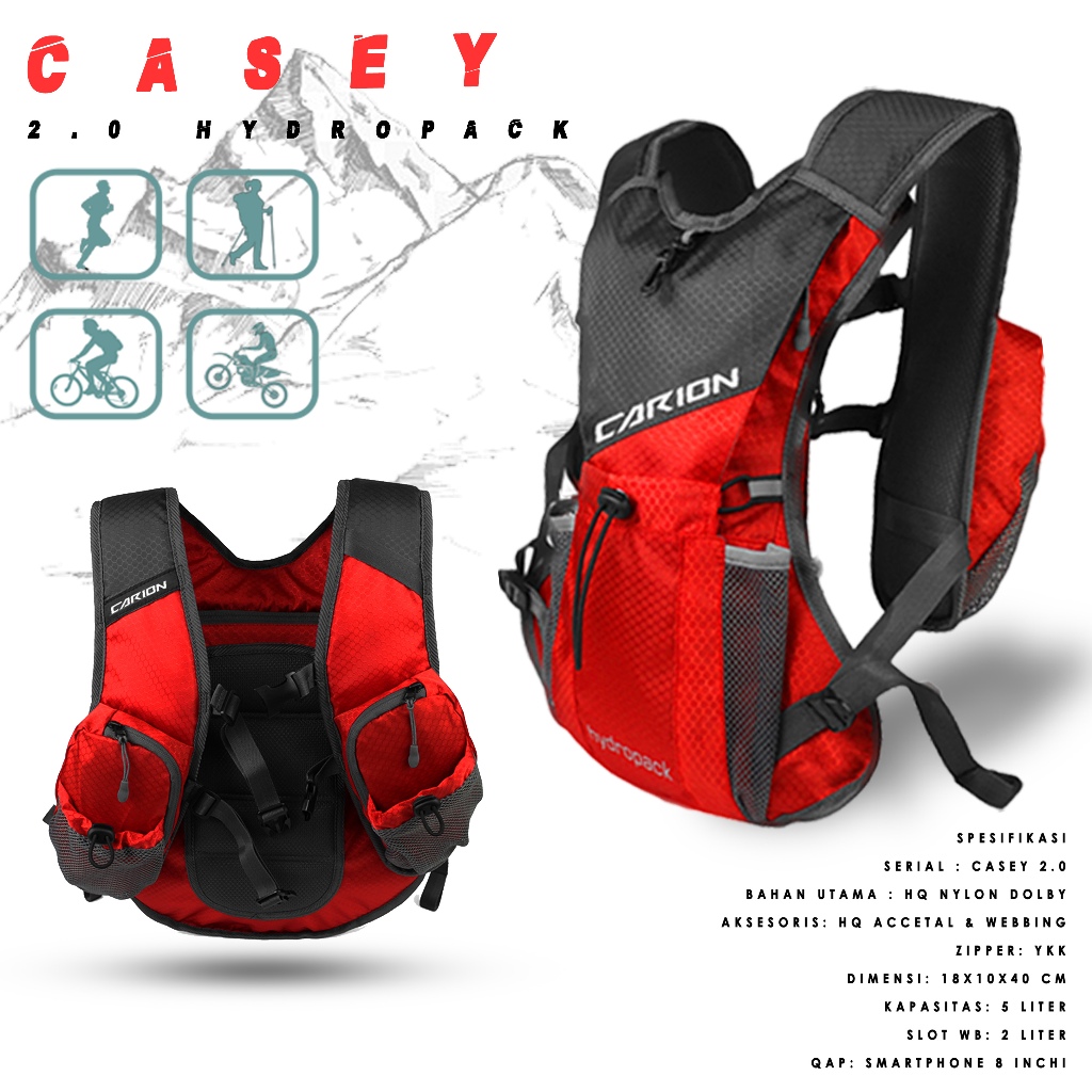 Jual Tas Ransel Hydrobest Chest bag Outdoor Hydropack Sepeda Motor ...