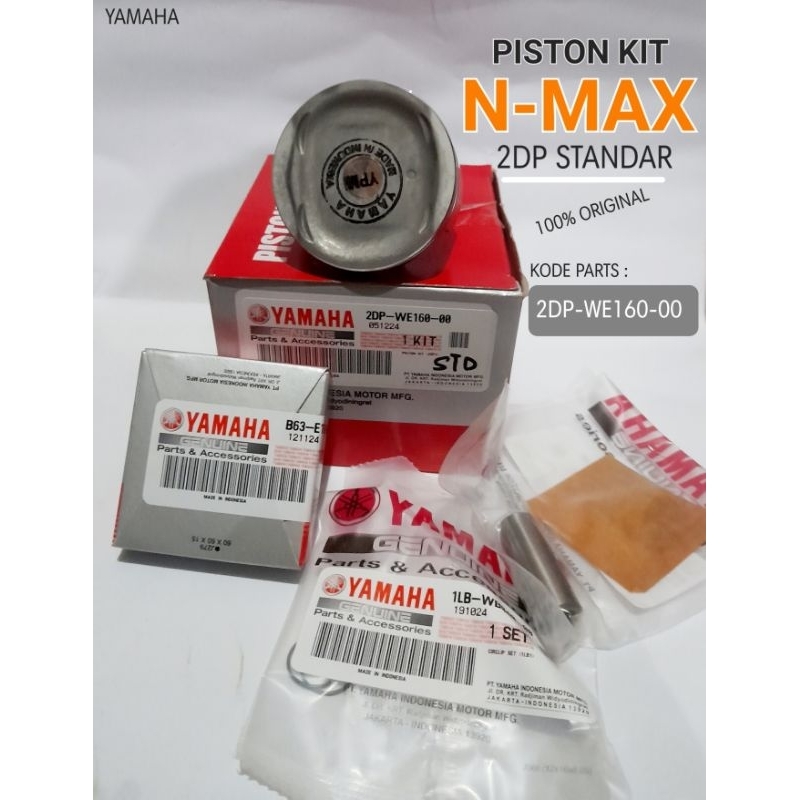 Jual Seher Piston Kit NMAX N-MAX STD Standar Original Yamaha YGP 2DP ...