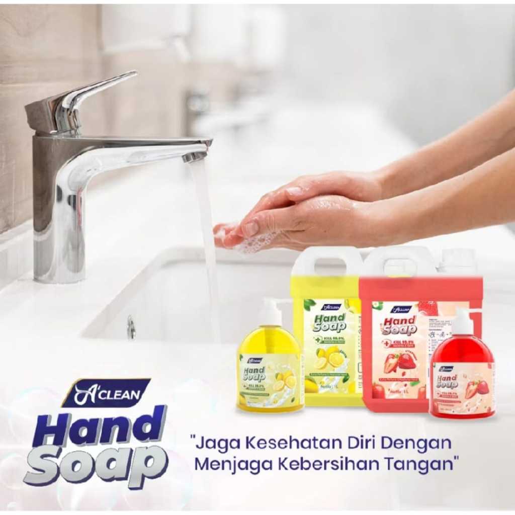 Jual Sabun Cuci Tangan 1 Liter / HAND SOAP / HAND WASH Antiseptik ...