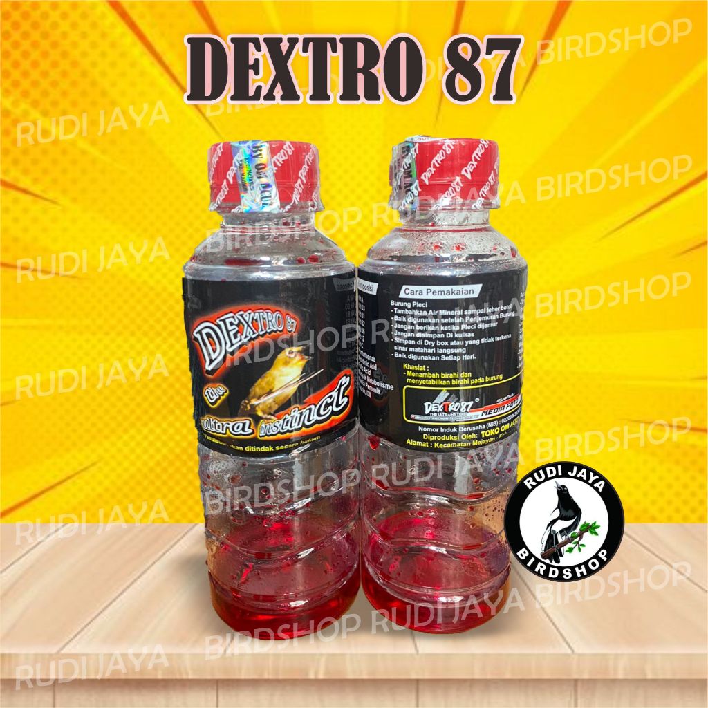 Jual DEXTRO 87 DEXTRO87 1 BOTOL TUTUP MERAH VITAMIN PENGGACOR INSTAN ...