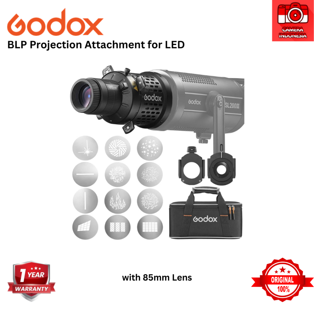 Jual Godox BLP LED Projection Attachment for Bowens Mount Studio ...