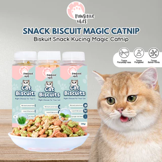 Biskuit Kucing Magic Catnip 100g - Snack Kucing magic Catnip - Cemilan Kucing 100 gram