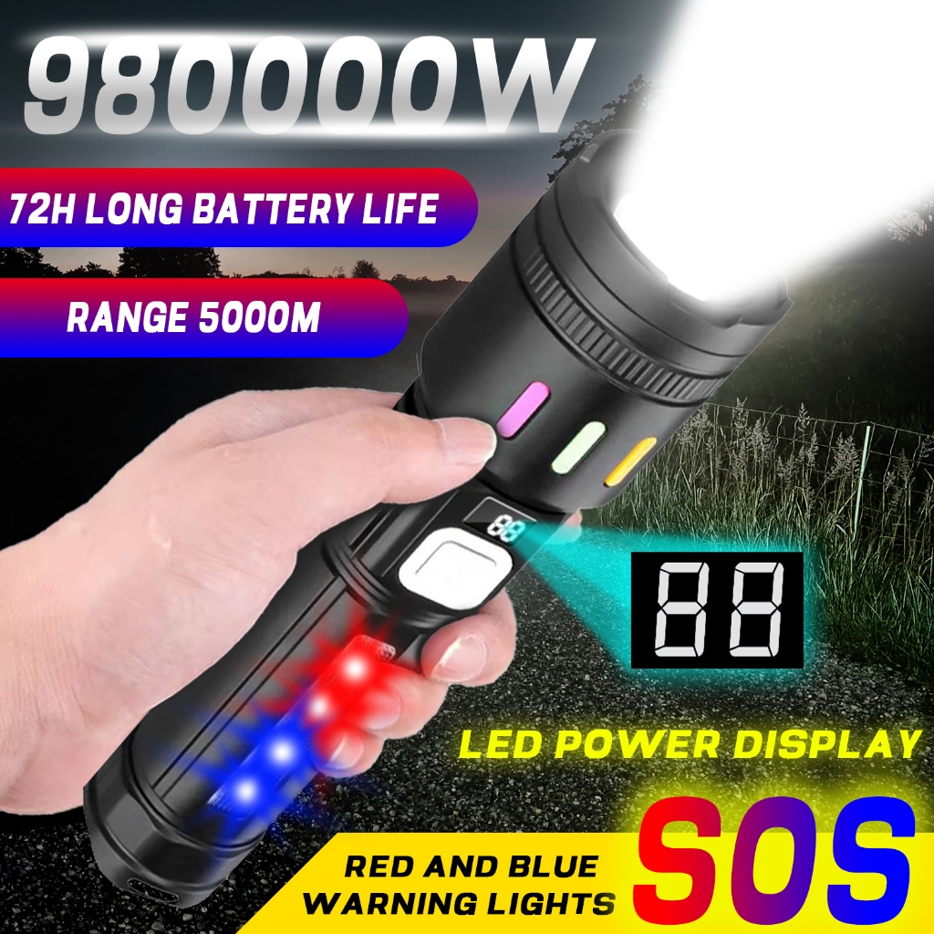 Jual High Power LED Senter Swat Police Terbaik / Senter Led ...