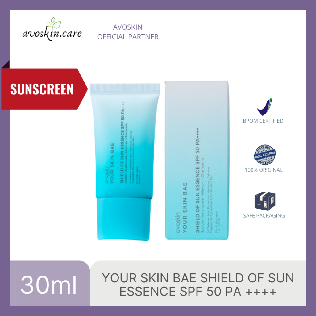 Jual Avoskin YSB Shield Of Sun Essence SPF 50 PA++++ 30ml YSB Sunscreen ...