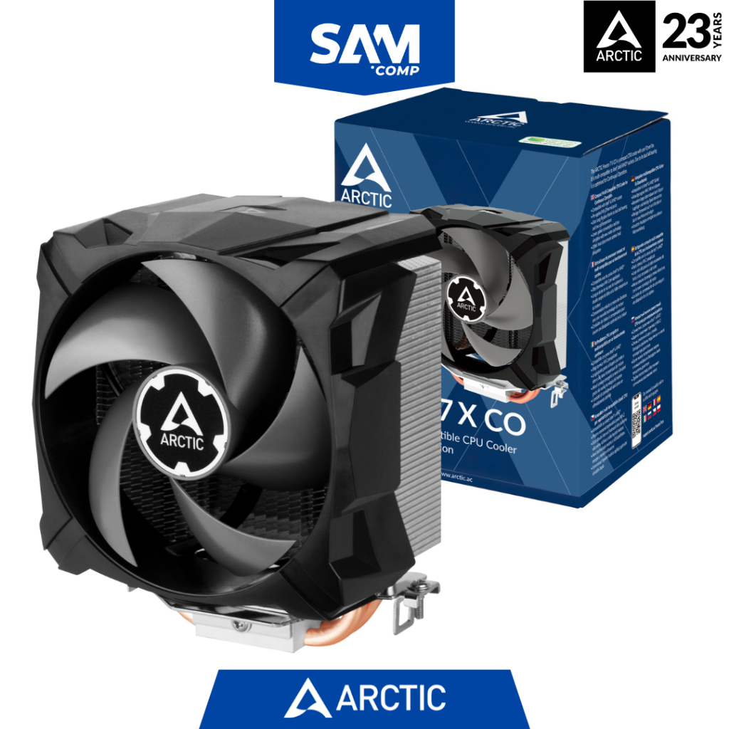 ARCTIC Freezer Lot De 7 Refroidisseurs Compacts Pour Processeur, Ventilateur PWM 100 Mm, Multi-compatible Avec Intel Et AMD, Compatible LGA1700, 300-2000 Tr/min (contrôle PWM), Pâte Thermique MX-4