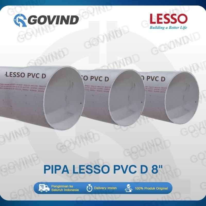 Jual Pipa PVC D 8” LESSO | Shopee Indonesia