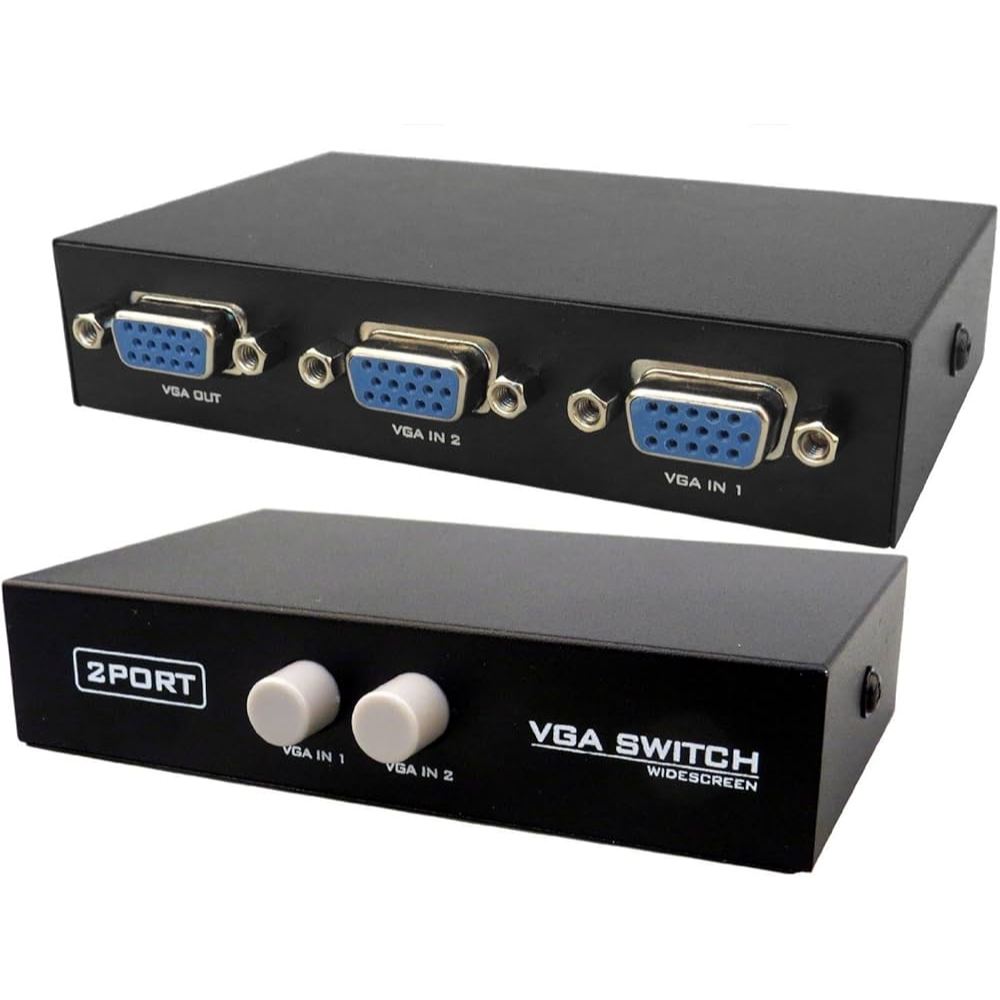 Jual Vga Splitter 2 Port dan 4 Port Bahan Besi | Shopee Indonesia