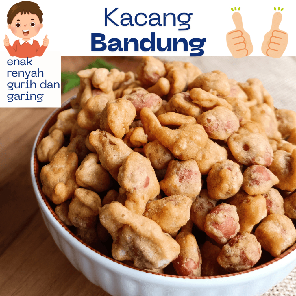 Jual Kacang Bandung Oleh Oleh Khas Bandung 200 g | Shopee Indonesia
