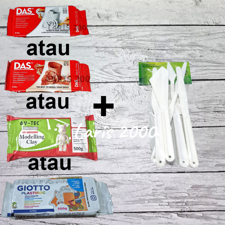 Jual Paket DAS / JOVI Clay Air Dry Modelling / Tanah Liat / Sculpting ...