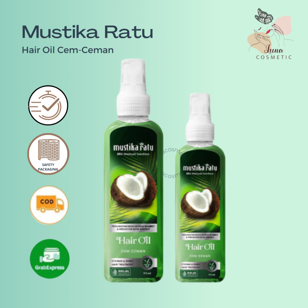 Jual Mustika Ratu Hair Oil Cem-Ceman | Shopee Indonesia