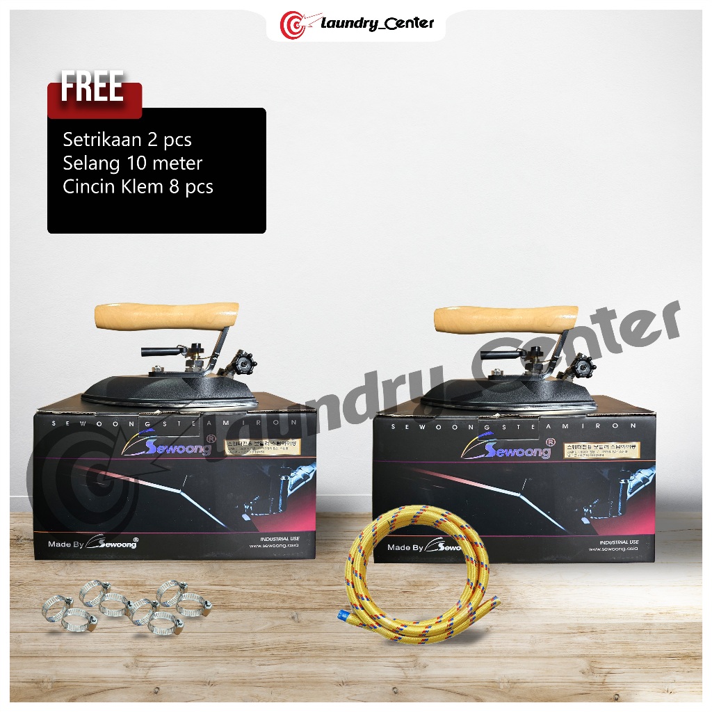 Jual Setrika uap Gas Anamoto 20 liter 2 setrika | Shopee Indonesia