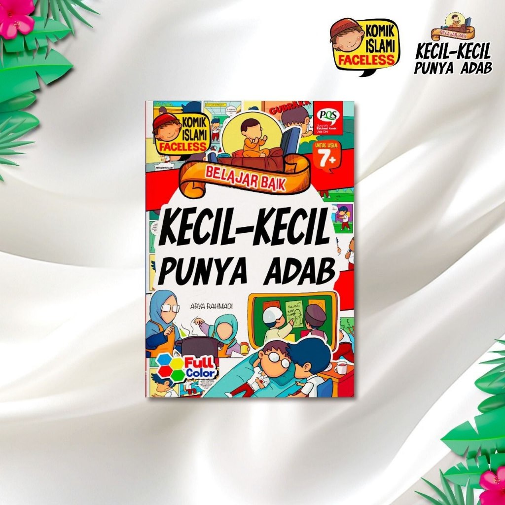 Jual Kecil Kecil Punya Adab Buku Komik Belajar Adab Akhlak Anak Muslim ...