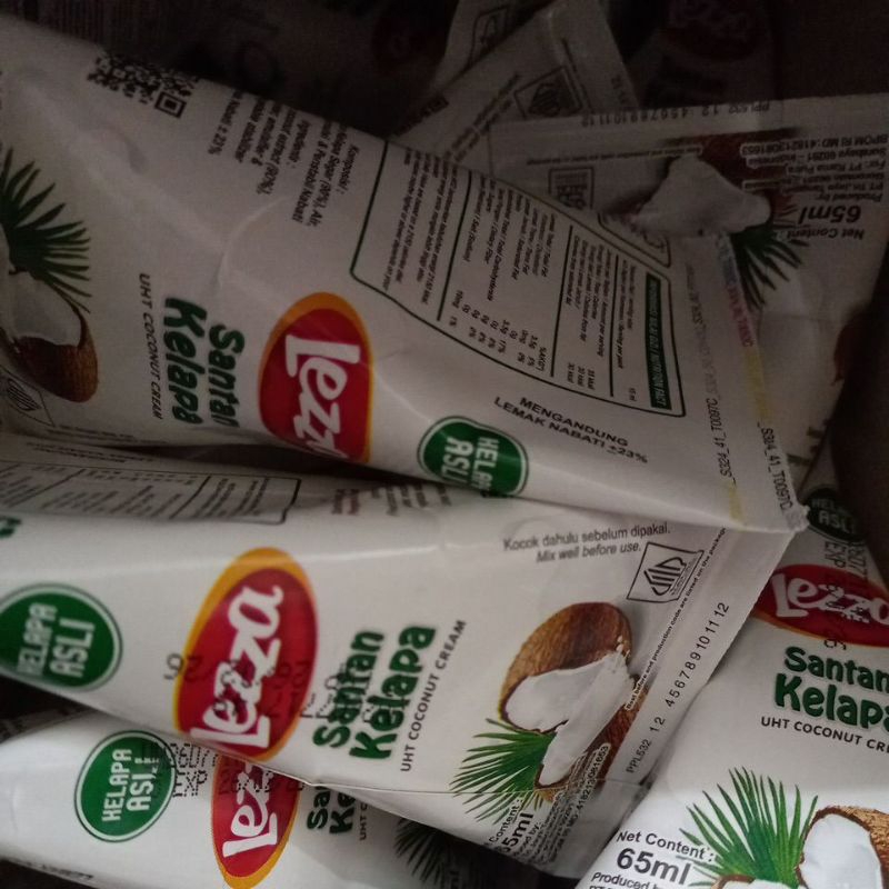 Jual Lezza santan kelapa per 3 pcs | Shopee Indonesia