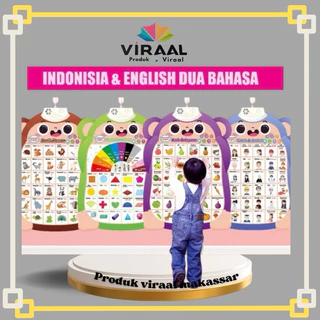 Poster Edukasi Suara Anak Bilingual Interaktif