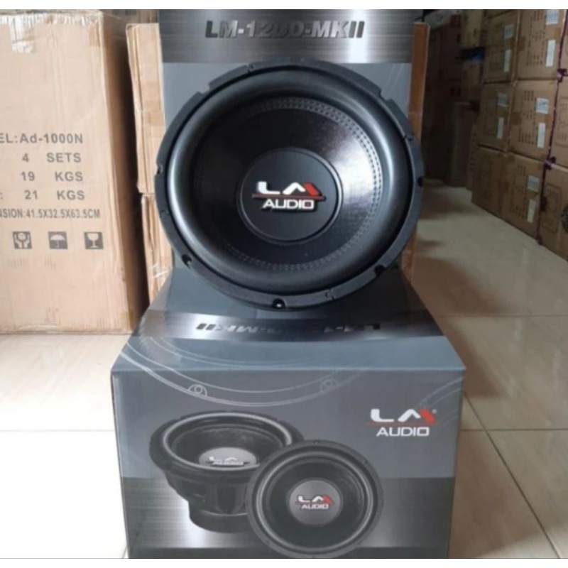 Jual SUBWOOFER 12 INCH LM-12DD-MKII SUBWOOFER UTK SQL ATAU SPL LM AUDIO ...