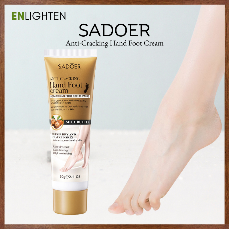 SADOER Anti-Cracking Foot Hand Cream 60g Memperbaiki Krim Kaki Tangan Kulit  Pecah Retak Kering SR036