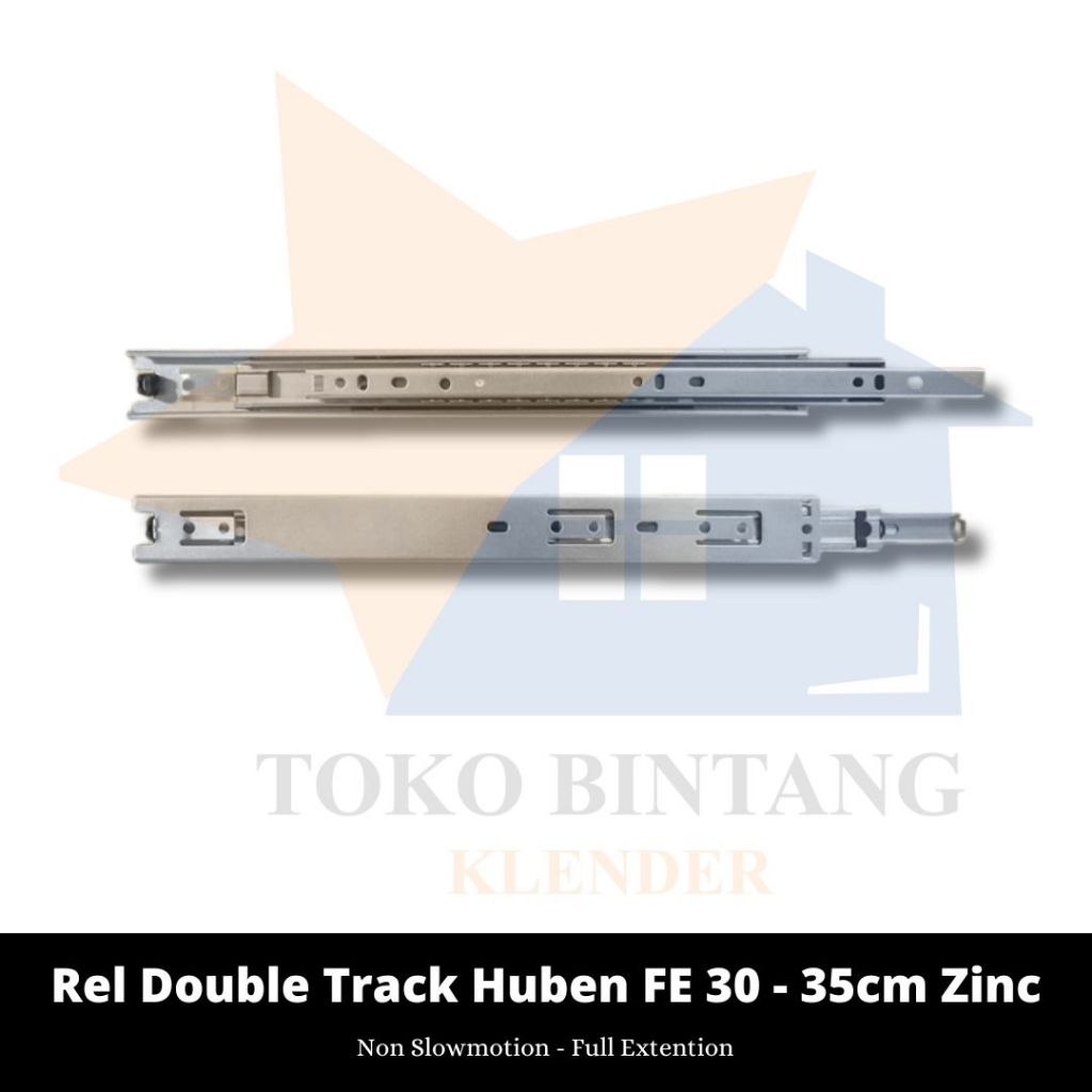 Jual Rel Laci Huben Double Track FE 30 - 35cm Zinc (pcs) | Shopee Indonesia