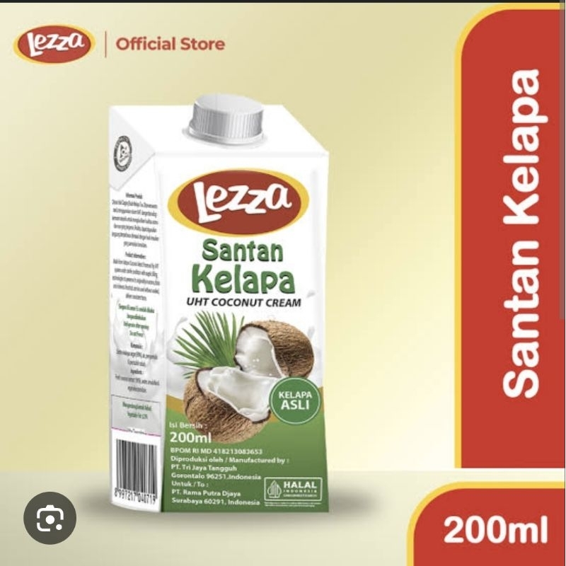 Jual Santan Lezza 200 ml 1 dus isi 24 pcs | Shopee Indonesia