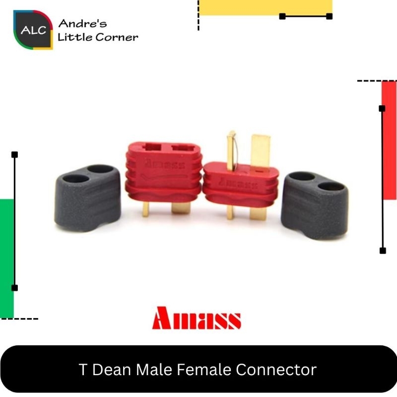 Connettori T Plug Deans 10 Paia Di Connettori A T Deans Per Batterie RC LiPo – Spinotti Maschio/femmina, 50A, Placcati In Oro Domestic Girlfriend 11 - Foto 8