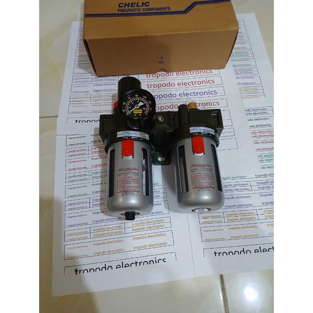 Jual FILTER REGULATOR AND LUBRICATOR 1/2