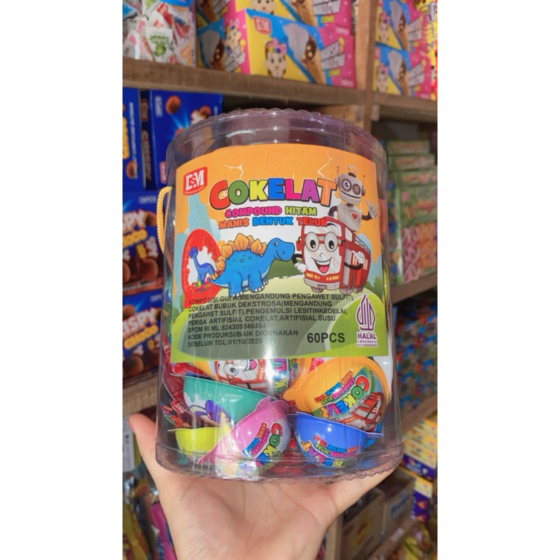 Jual DSM COKELAT COMPOUND BENTUK TELUR ISI 60 pcs | Shopee Indonesia