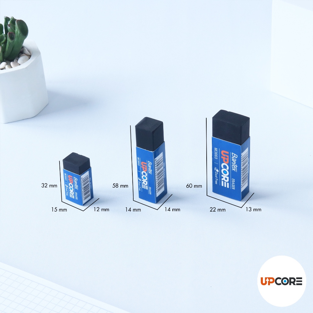 Jual Bantex Eraser Penghapus Pensil Warna Hitam Bebas Debu Tidak ...