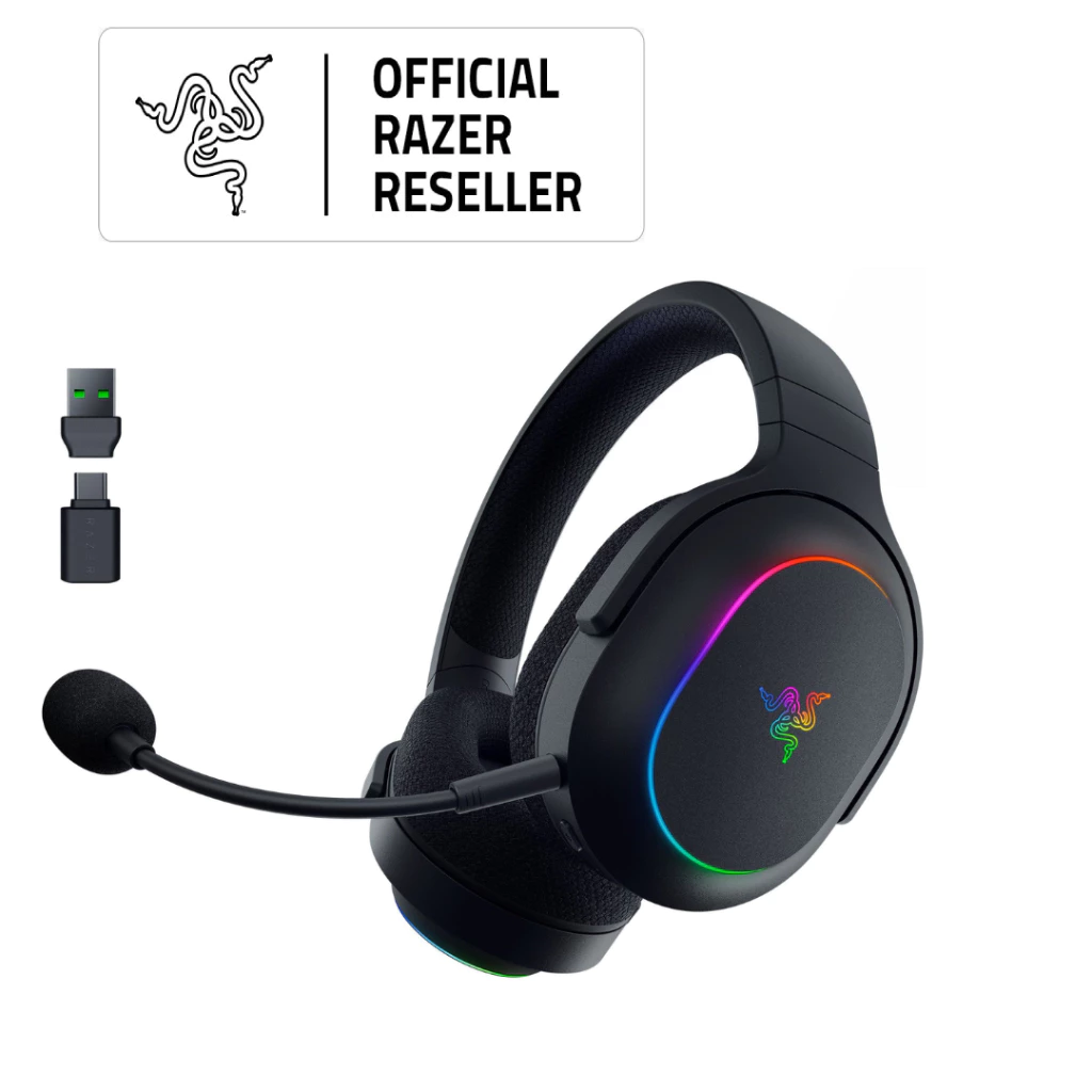 Razer Barracuda X Chroma - Black - Wireless Multi-Platform Gaming Headset