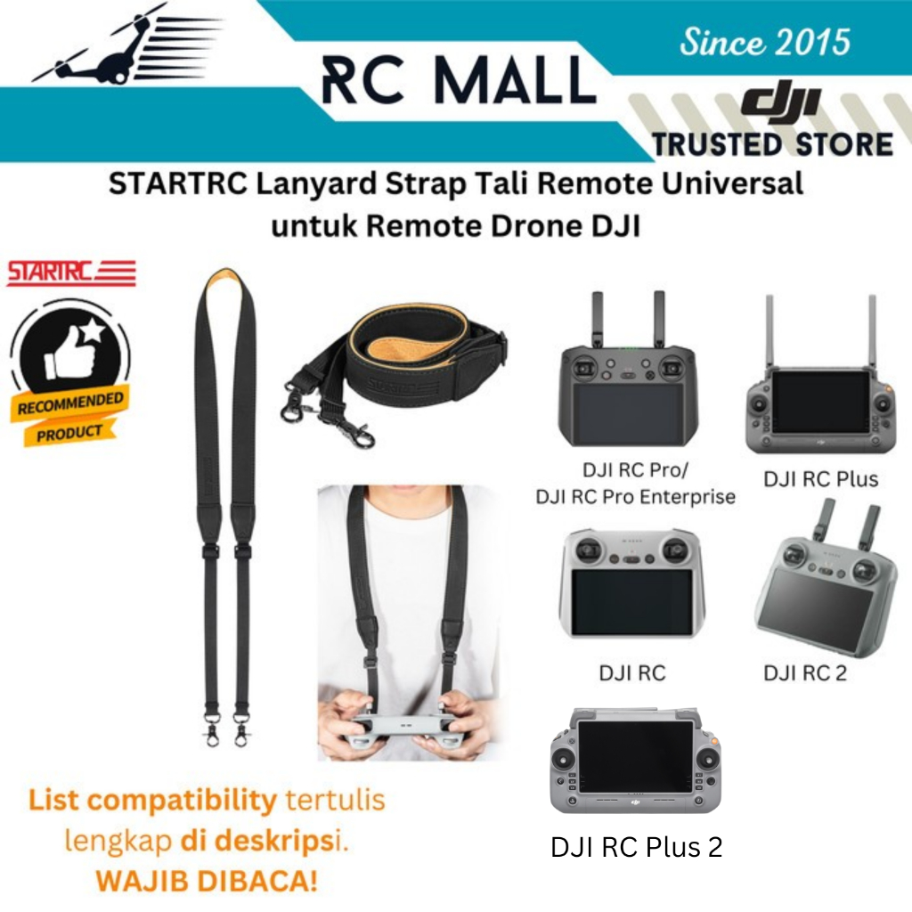 Sangle Réglable Pour Télécommande DJI - Compatible Mavic 3 Pro, Mini 3/4 Pro, Air 2S