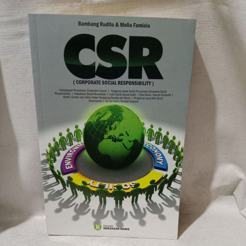Jual Buku CSR Corporate Social Responbility - Bambang Rudito | Shopee ...