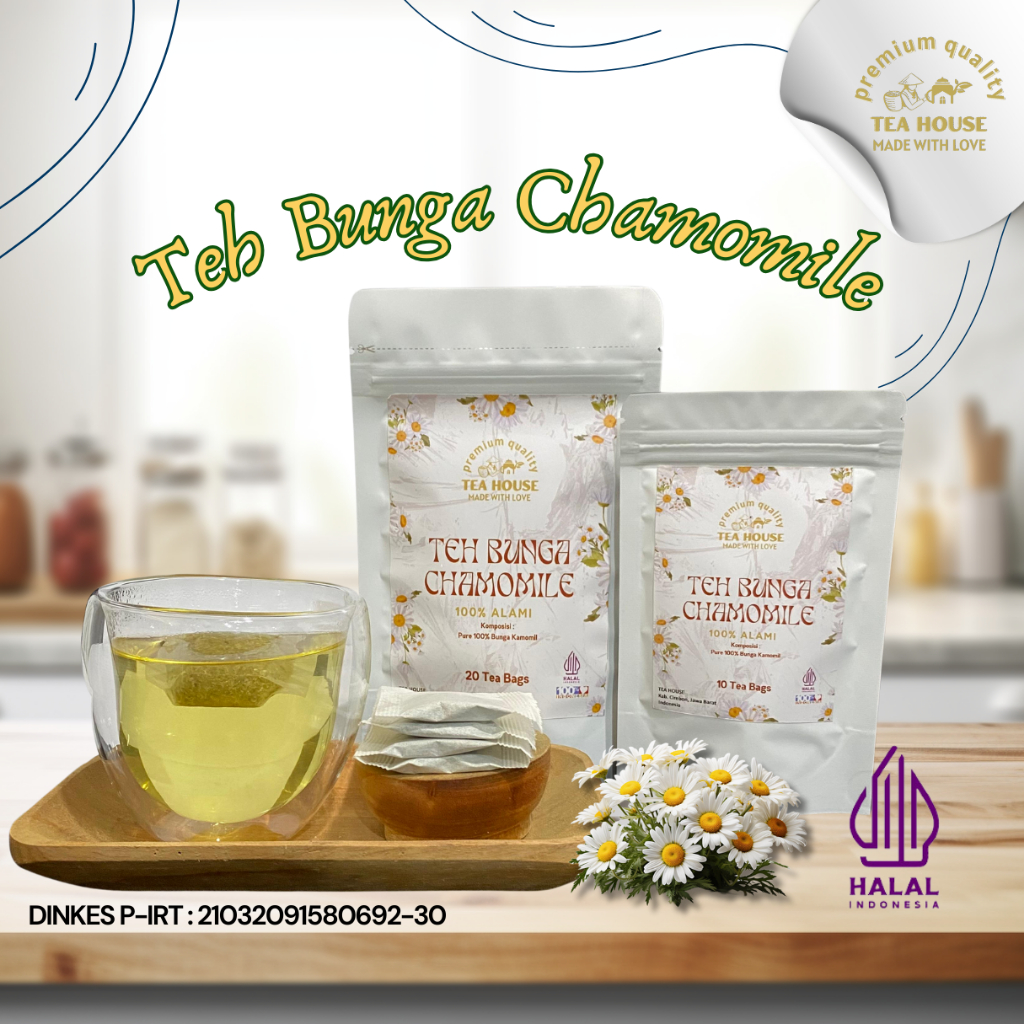 Jual Teh Bunga Chamomile | Teh Celup Chamomile Isi 10 & 20 Kantong Teh ...
