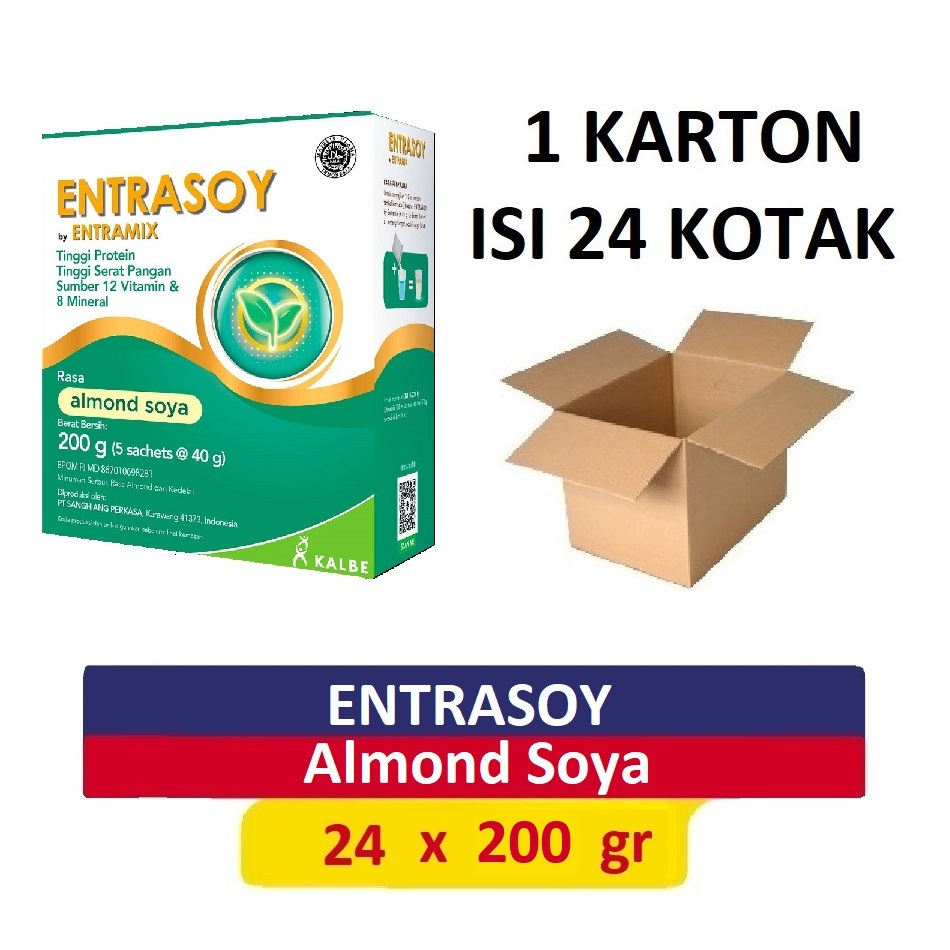 Jual ENTRASOY 200 gr Nutrisi Khusus dan Lengkap dengan Protein Nabati ...