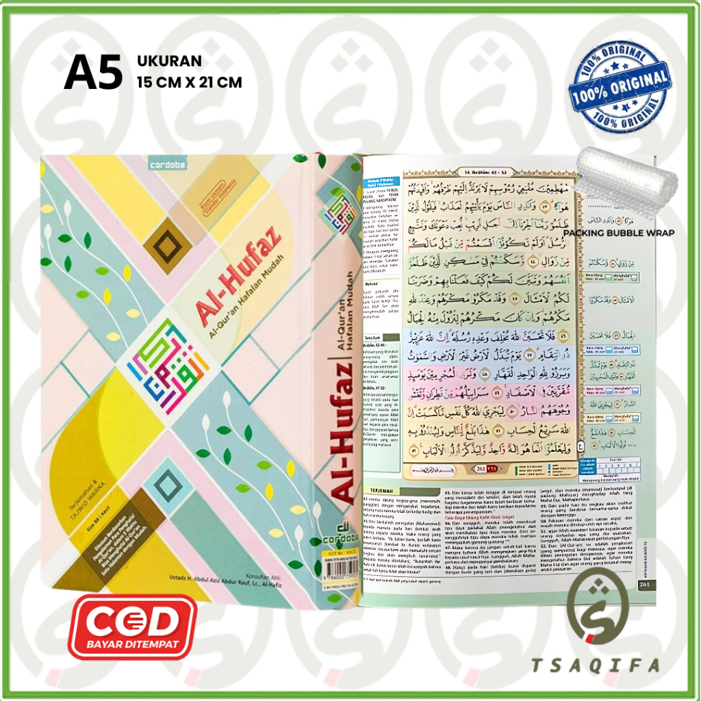 Jual Al Quran Hafalan AL HUFAZ MILENIAL Ukuran A5 HC Terjemah Tajwid ...