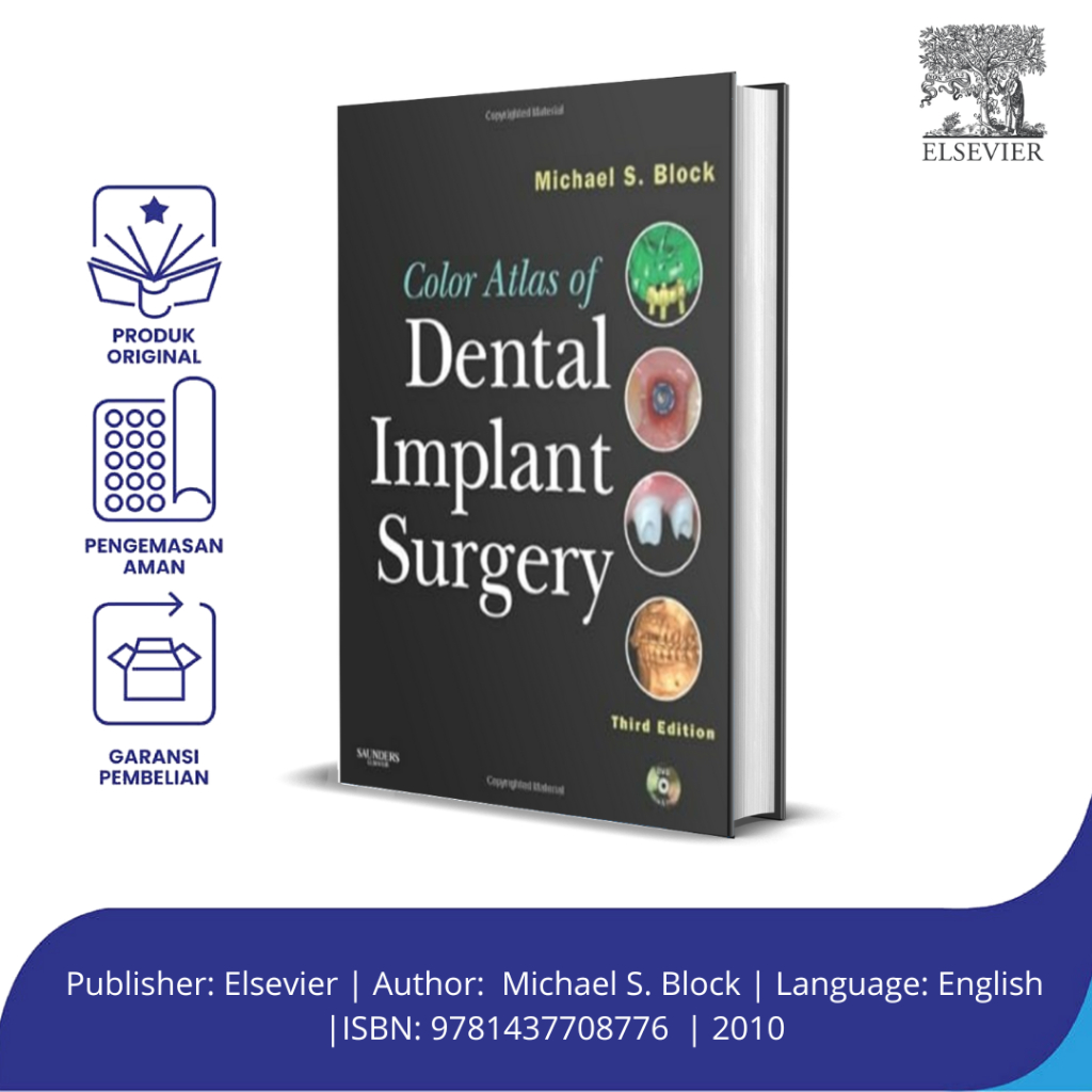 Jual Color Atlas Of Dental Implant Surgery 3Ed+Cd (Hc) | Shopee Indonesia