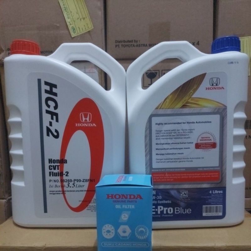 Jual OLI E- PRO BLUE 5W-30 oli e pro blue honda original Dan HCF 2 ...
