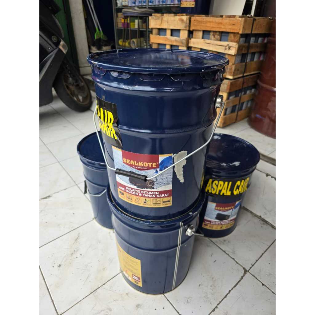 Jual Cat Pelapis Bitumen Anti Bocor Tahan Karat Sealkote Aquaproof ...