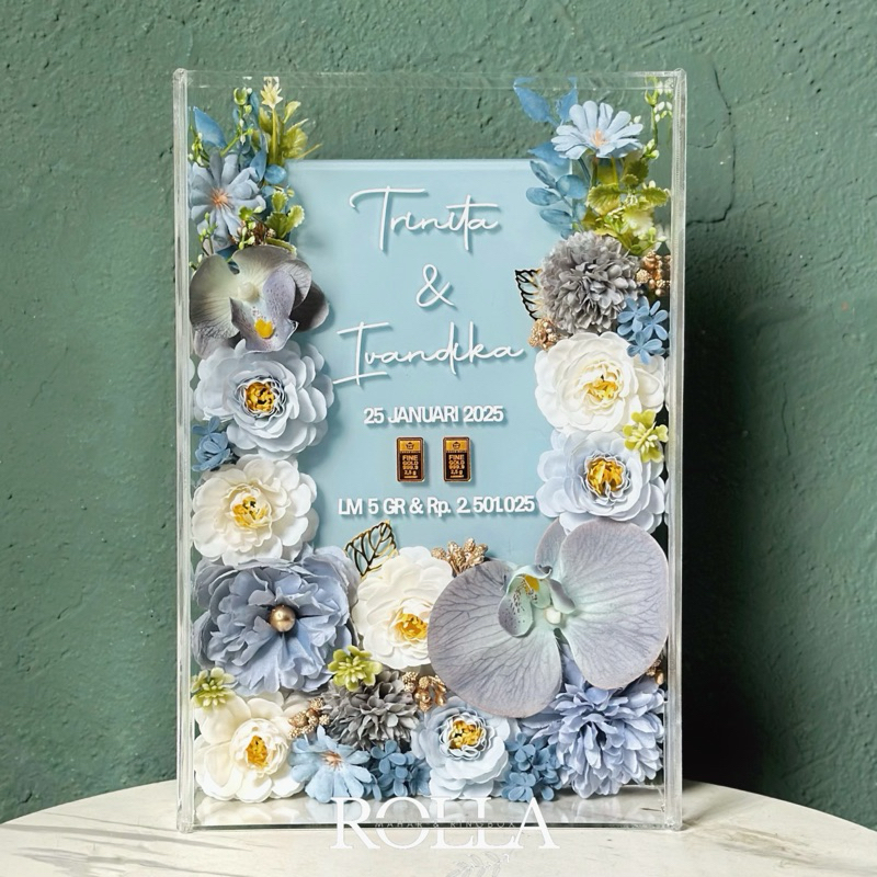 Jual FRAME MAHAR SERI “GARDENIA” 30x20cm | Shopee Indonesia