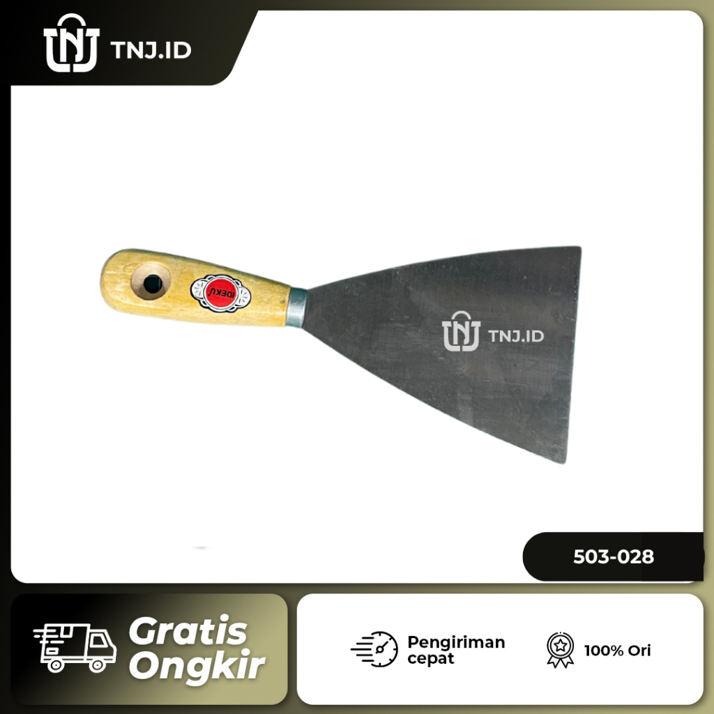 Jual Kapi Cat Gagang Kayu Kapi Cat Spatula 1, 1/2, 2, 3 dan 4 Inch Kapi ...