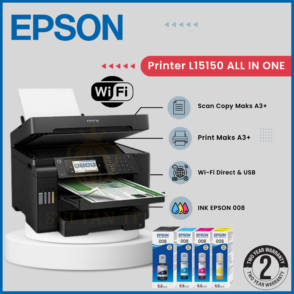 Jual Epson EcoTank L15150 A3 Wifi Duplex All-In-One Ink Tank Printer ...