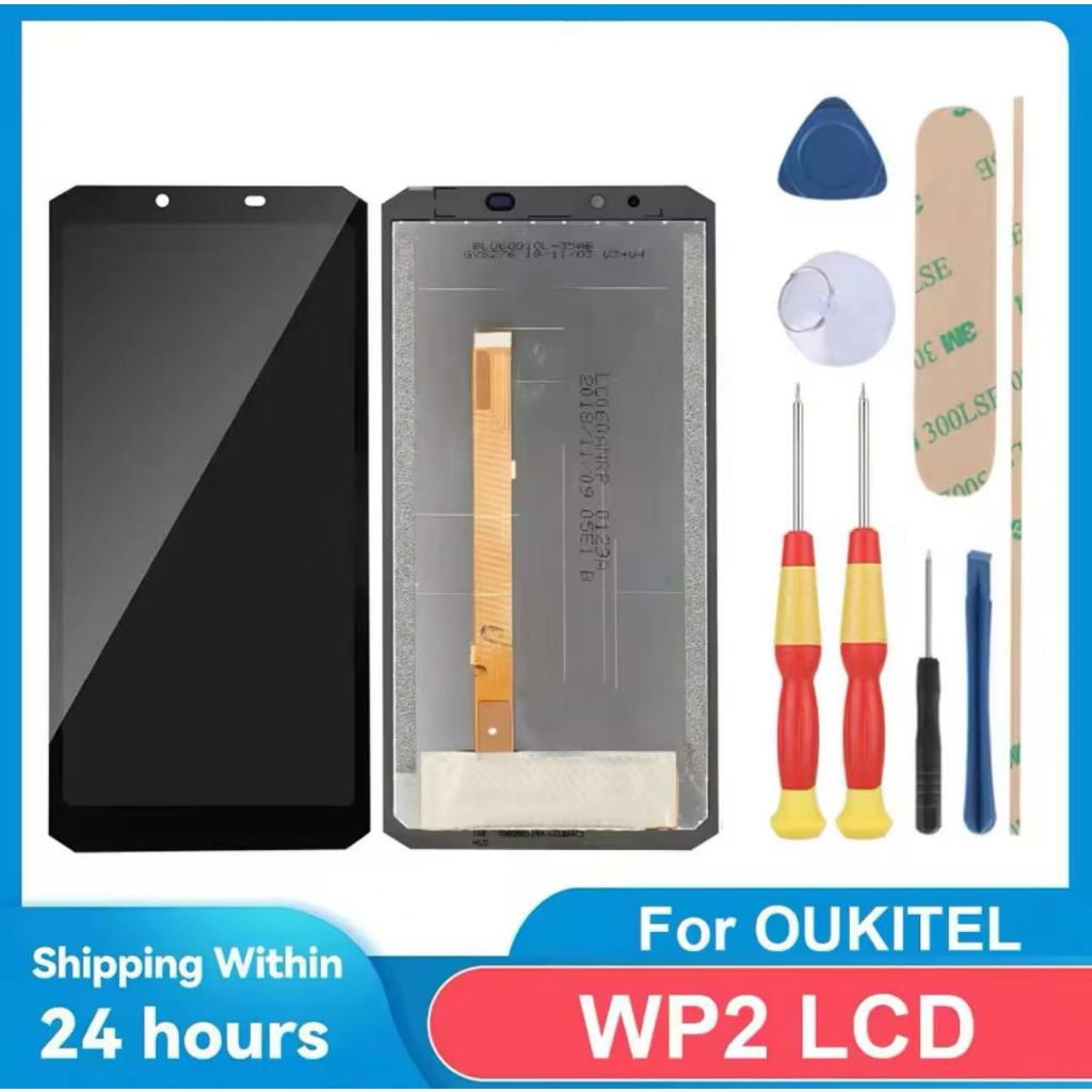 Replacement LCD Display + Touch Screen Digitizer For Oukitel WP5, WP13, WP15, WP17, WP19, WP22, WP26