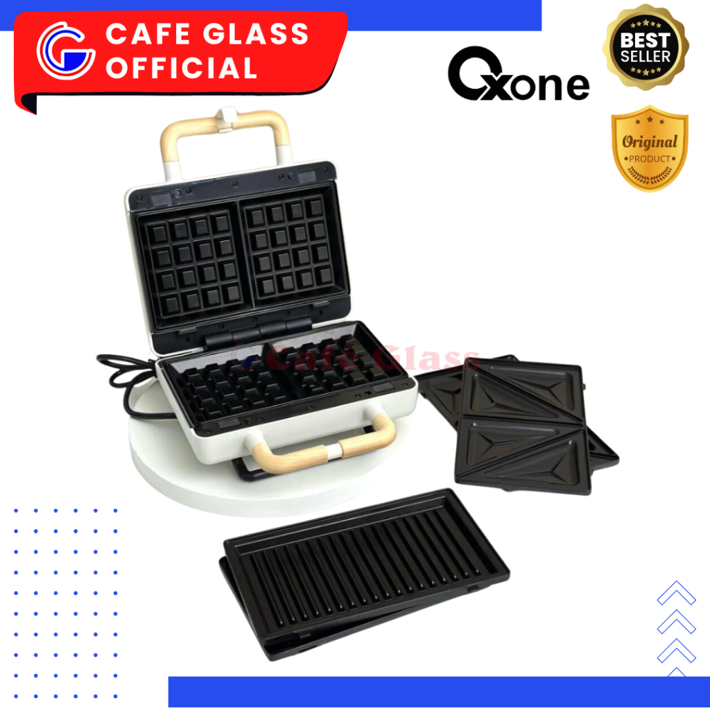 Waffle Maker Oxone - Cetakan Kue Waffle Croffle - Waffle Wizard Oxone Ox-849