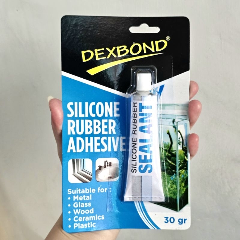 Jual DEXTONE Silicone Rubber Sealant Lem Silikon Karet Kaca Kayu Besi ...