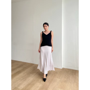 Bonde Selena Sateen Skirt Rok Satin Wanita Premium