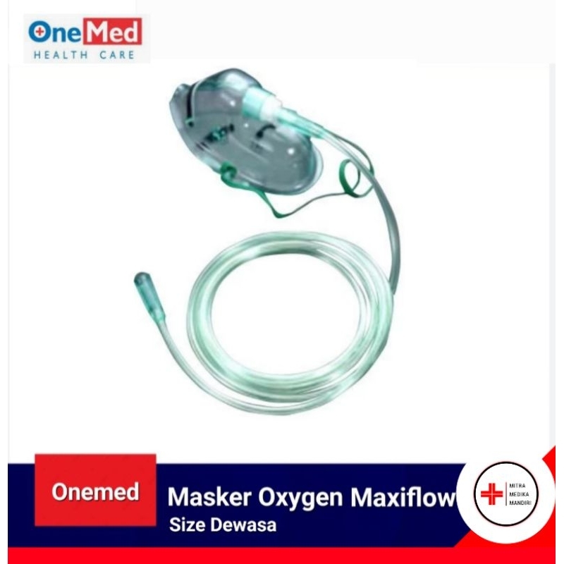 Jual Masker Oksigen Maxiflow Onemed | Shopee Indonesia