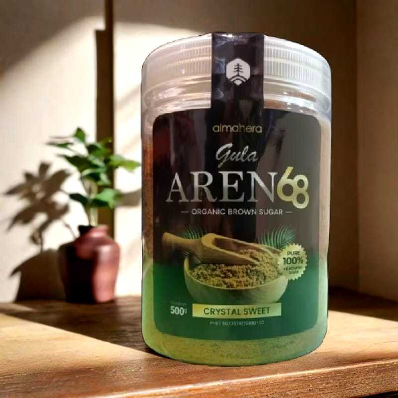 Jual ALMAHERA GULA AREN68 ORGANIC BROWN SUGAR 500GRAM | Shopee Indonesia