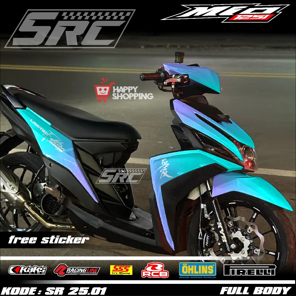 Jual COD Decal Sticker Full Body Yamaha Mio M3 125 Mio Z Sticker Mio M3 ...