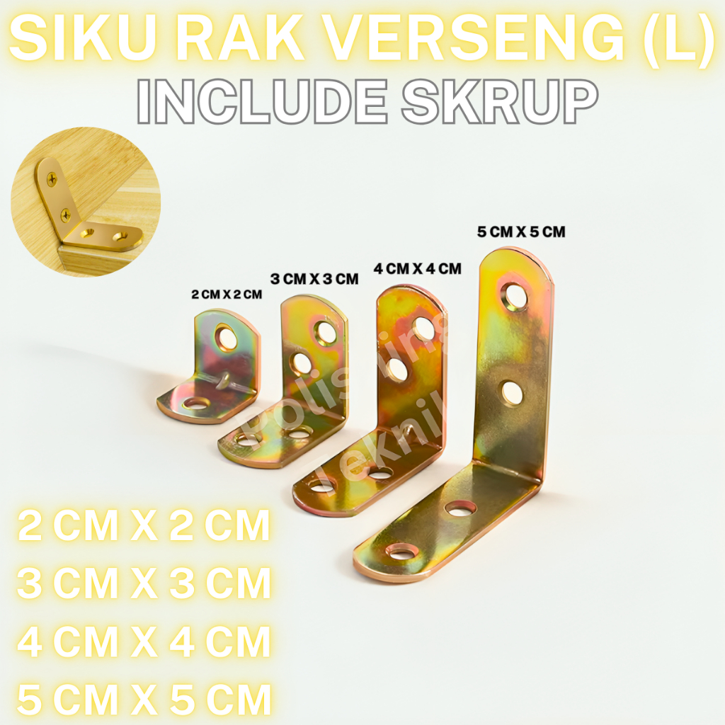 Jual Siku Rak Verseng L Penyangga Rak Furniture | Shopee Indonesia